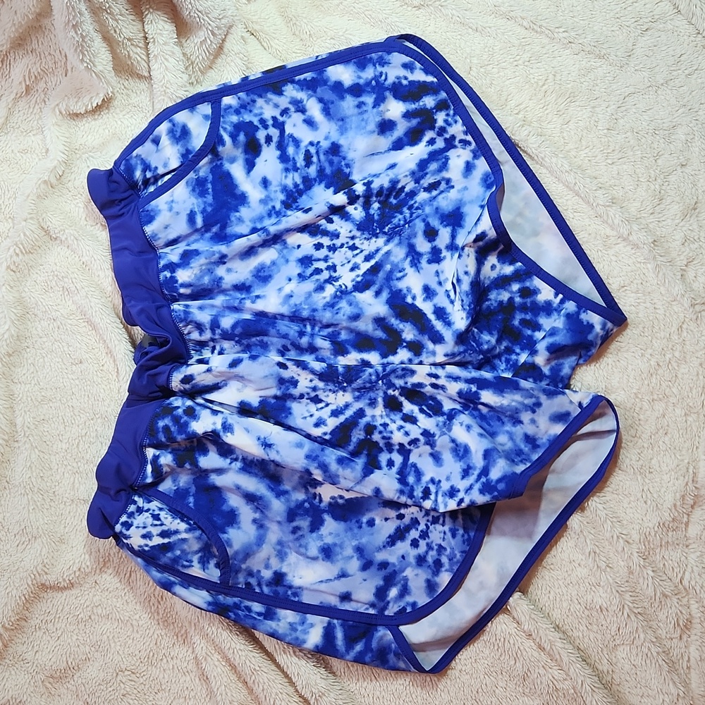 Blue swim shorts